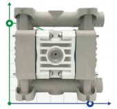 Пневматичний мембранний насос BOXER 15 PP Пневматичний мембранний насос BOXER 15 PP