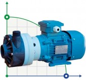 Горизонтальный центробежный насос МВ 100, PVDF, EPDM, B, 1 фаза Горизонтальный центробежный насос МВ 100, PVDF, EPDM, B, 1 фаза