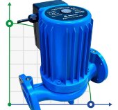 Насос для циркуляции HGR1100-DN50, 220V с мокрым ротором Насос для циркуляции HGR1100-DN50, 220V с мокрым ротором