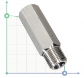Держатель датчика 1/2, IN-LINE, ETATRON D.S. Держатель датчика 1/2, IN-LINE, ETATRON D.S.