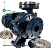 Насос центробежный моноблочный BST 65-125/5.5, 3000 Насос центробежный моноблочный BST 65-125/5.5, 3000
