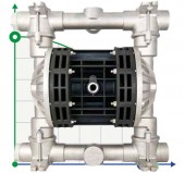 Пневматичний мембранний насос BOXER 251 ALU B250-AL-HTAIV Пневматичний мембранний насос BOXER 251 ALU B250-AL-HTAIV