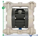 Пневматичний мембранний насос BOXER 50 PP IB50-P-МTTPV Пневматичний мембранний насос BOXER 50 PP IB50-P-МTTPV