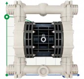 Насос DEBEM BOXER 251 РР+PTFE IB251-P-HTTPT пневматичний мембранний Насос DEBEM BOXER 251 РР+PTFE IB251-P-HTTPT пневматичний мембранний