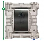Насос DEBEM MICROBOXER ALU+PTFE пневматичний мембранний IMICR-AL-MTTLT-- Насос DEBEM MICROBOXER ALU+PTFE пневматичний мембранний IMICR-AL-MTTLT--