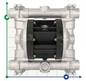 Пневматичний мембранний насос BOXER 81 Alu IB81-AL-HTTLT-- Пневматичний мембранний насос BOXER 81 Alu IB81-AL-HTTLT--