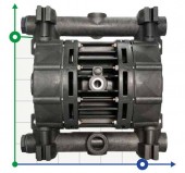 Пневматичний мембранний насос BOXER 100 PVDF IB100-FC-MTTFT-- Пневматичний мембранний насос BOXER 100 PVDF IB100-FC-MTTFT--