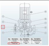 Корпус насоса BGLH 100-125А AISI304 Корпус насоса BGLH 100-125А AISI304