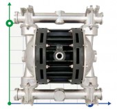Пневматичний мембранний насос BOXER 100 AISI 316 IB100-A-HTTFT-- Пневматичний мембранний насос BOXER 100 AISI 316 IB100-A-HTTFT--