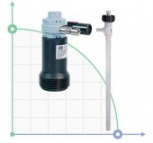 Насос TR F-PN, PVDF, L. 1200 MM Насос TR F-PN, PVDF, L. 1200 MM