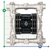 Пневматичний мембранний насос BOXER 251 Alu IB251-AL-HTTLT-- Пневматичний мембранний насос BOXER 251 Alu IB251-AL-HTTLT--