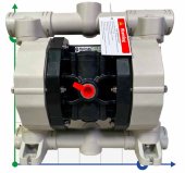Мембранный насос азотной кислоты PHOENIX P120 PP HYTREL+PTFE, 120 л/мин Мембранный насос азотной кислоты PHOENIX P120 PP HYTREL+PTFE, 120 л/мин
