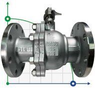PN16 DN80 Шаровой кран из нержавеющей стали AISI 316, Seat PTFE PN16 DN80 Шаровой кран из нержавеющей стали AISI 316, Seat PTFE